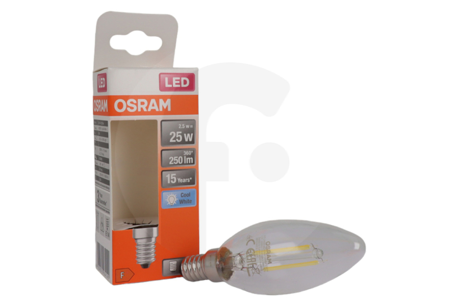 Osram LED Retrofit Classic B25 E14 2, 5W Helder 4058075434141