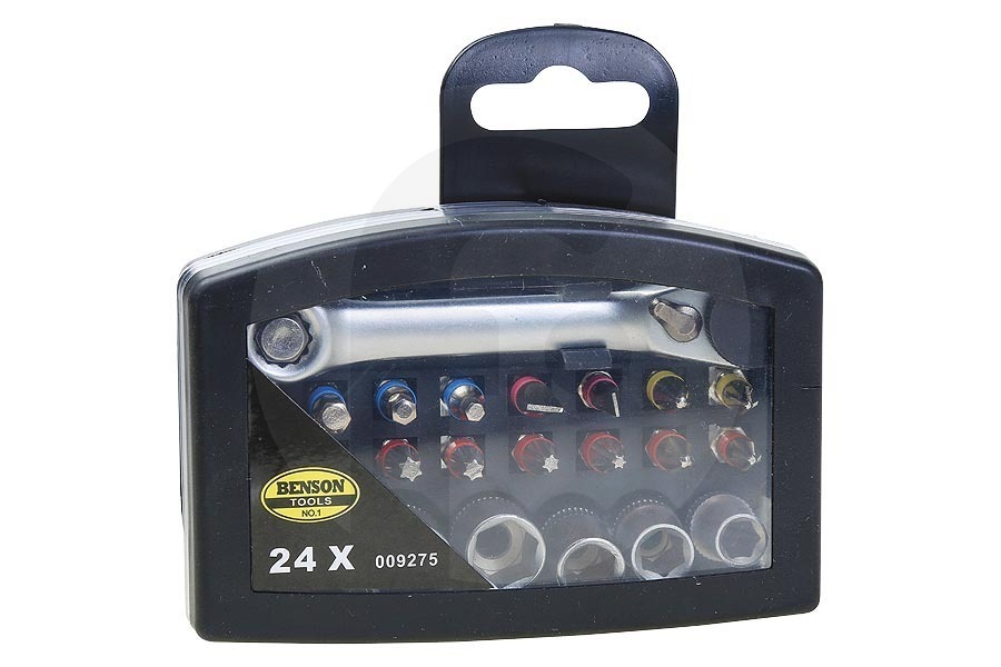 Benson  Benson Bit- und Steckschlüsselsatz 24-teilig 009275