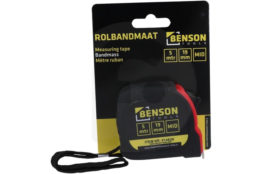 Benson 014839  Benson cinta métrica 006694 apto para entre otros 5 m