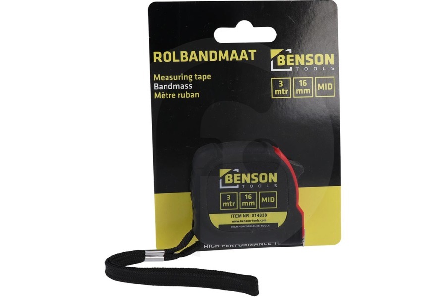 Benson 014838  Cinta métrica universal 006693 apto para entre otros 3 metros