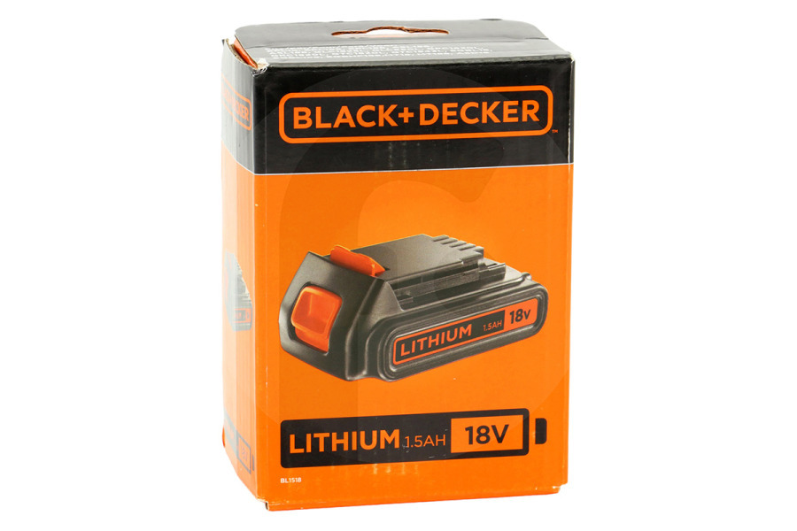 Black & Decker Taladro Inalámbrico Black & Decker Paquete de baterías de 18 V - 1,5 Ah - 27 Wh para herramientas eléctricas NA011189