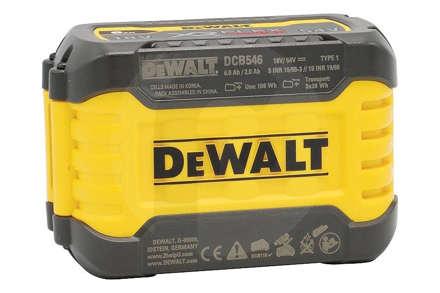 Dewalt Trapano avvitatore DeWALT batteria agli ioni di litio 54V per vari apparecchi N473851, DCB546