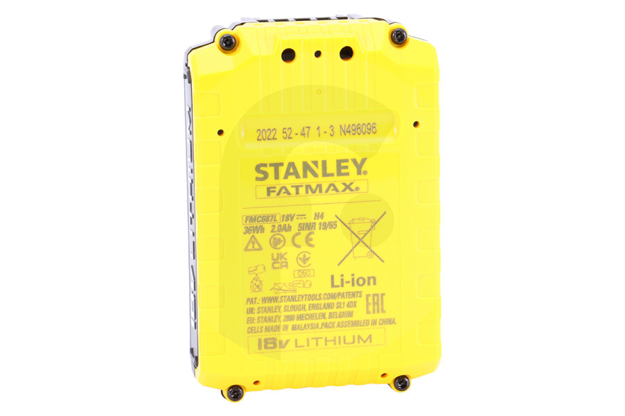 Stanley Trapano Stanley FMC687L-XJ Batteria 18 Volt NA012168 Trapano