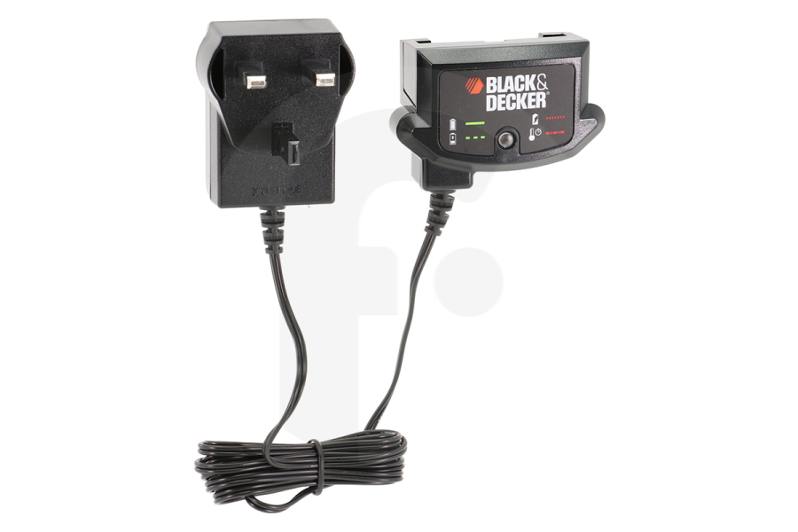 Black & Decker Tagliabordi Adattatore (cavo di ricarica) per strumenti con presa UK N588715 adatto a tra cui MT188, STC1815, GWC1800