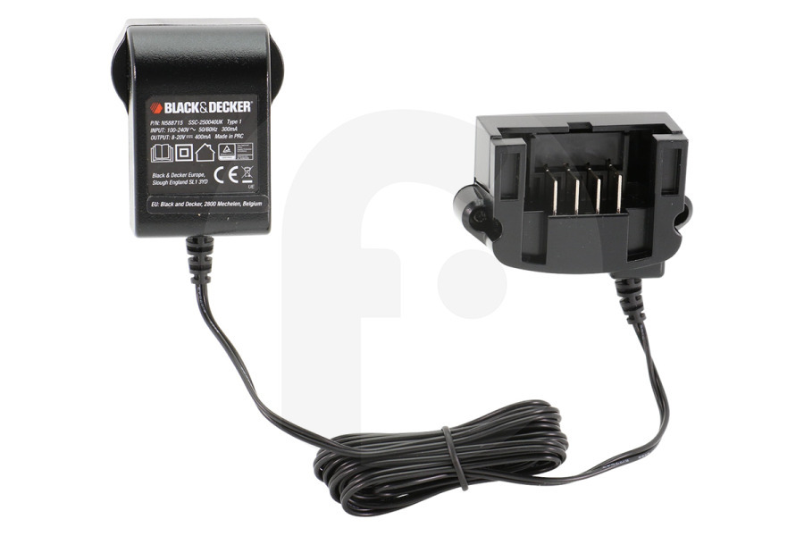 Black & Decker Rasentrimmer Black & Decker Adapter (Ladekabel) für Werkzeuge mit UK-Stecker N588715