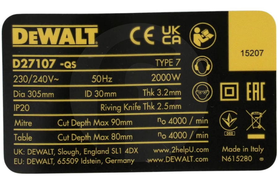 Dewalt Kappsäge DeWALT Motor komplett für Kombinationssäge N158402