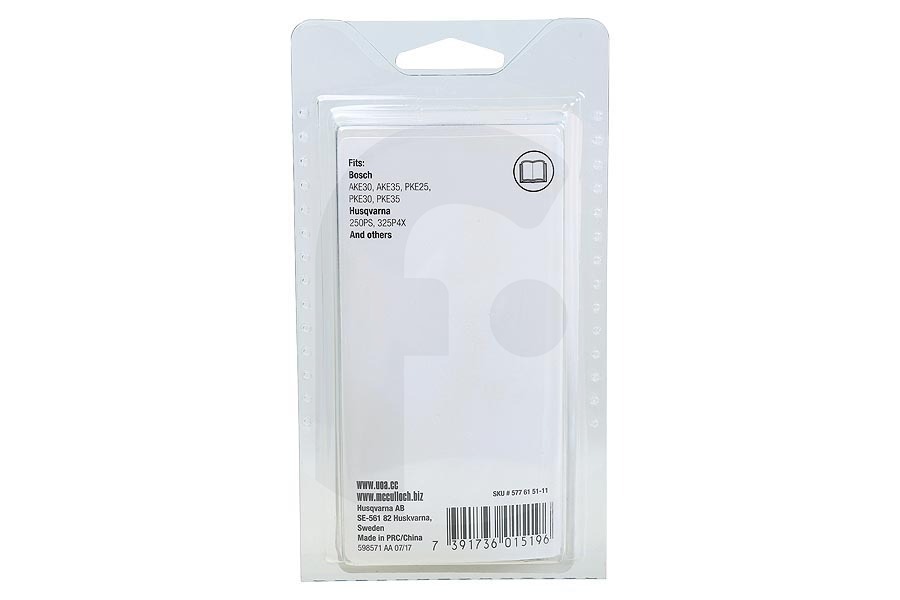 Universal Motosega McCulloch catena universale da 10 pollici/25cm con 40 maglie motosega CHO011