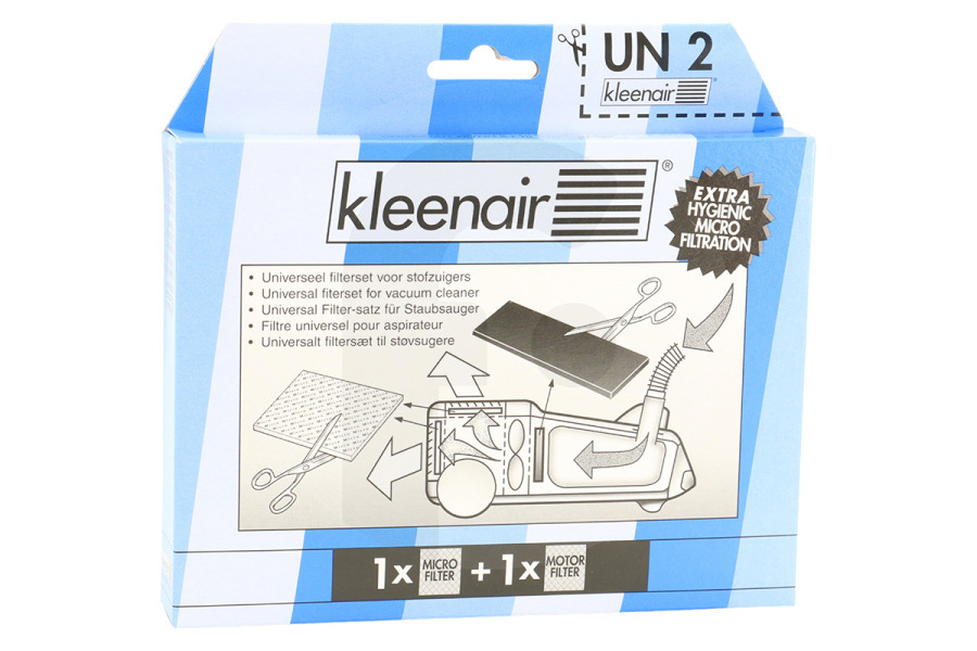 Kleenair  Kleenair Filterset Mikro- und Motorfilter 18 Sets Staubsauger
