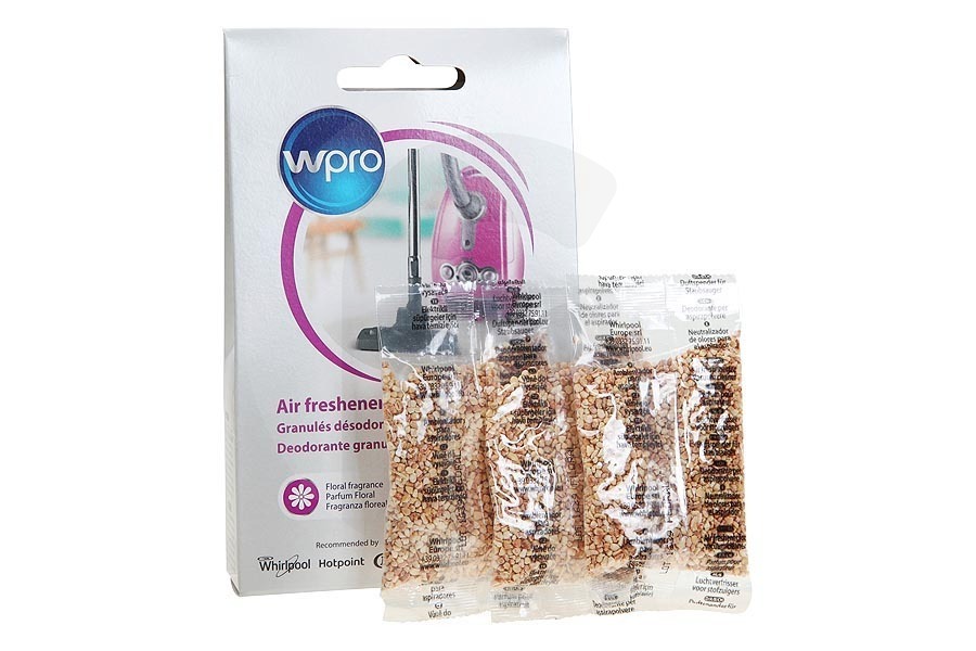 Rowenta Aspiradora WPRO gránulos perfumados (ambientador) flores, 3 bolsas aspiradora 484000008403