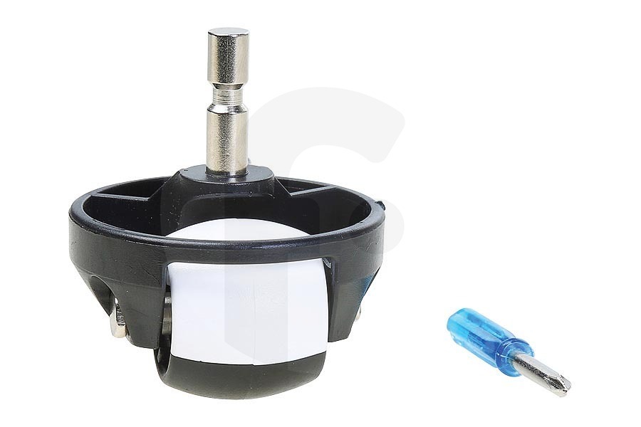 Alternatief Aspirapolvere Ruota girevole completa incl. cacciavite per iRobot Roomba e Create 2, nera con bianco robot aspirapolvere 15IR20, 15-IR-20