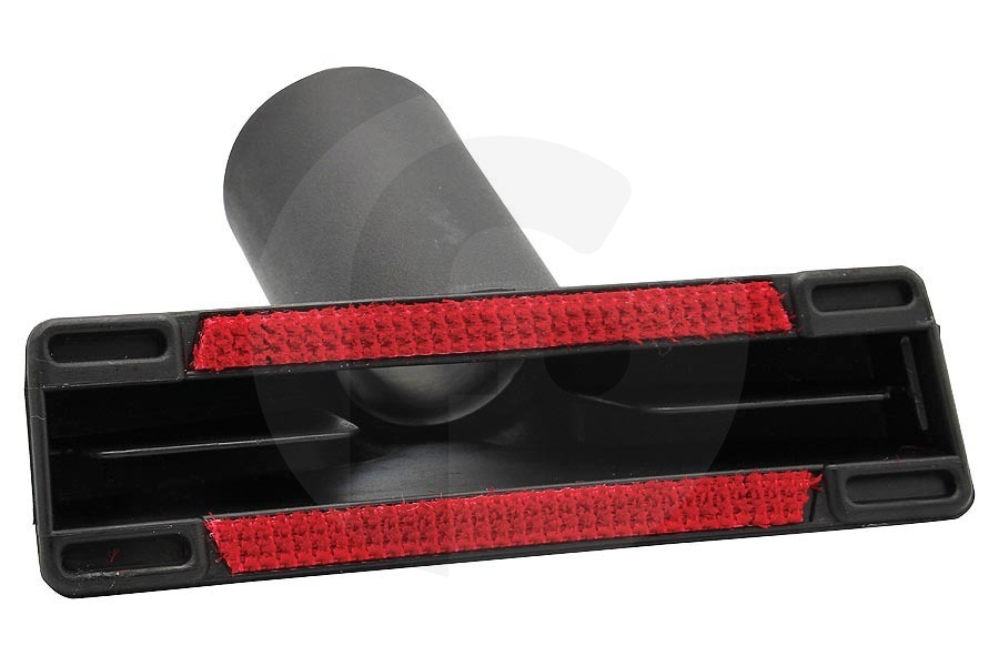 Holland Electro  Bocchetta universale per tappezzeria (spazzola per mobili, spazzola per materasso, bocchetta per scale) con striscia rossa ø 30mm nero aspirapolvere 240150
