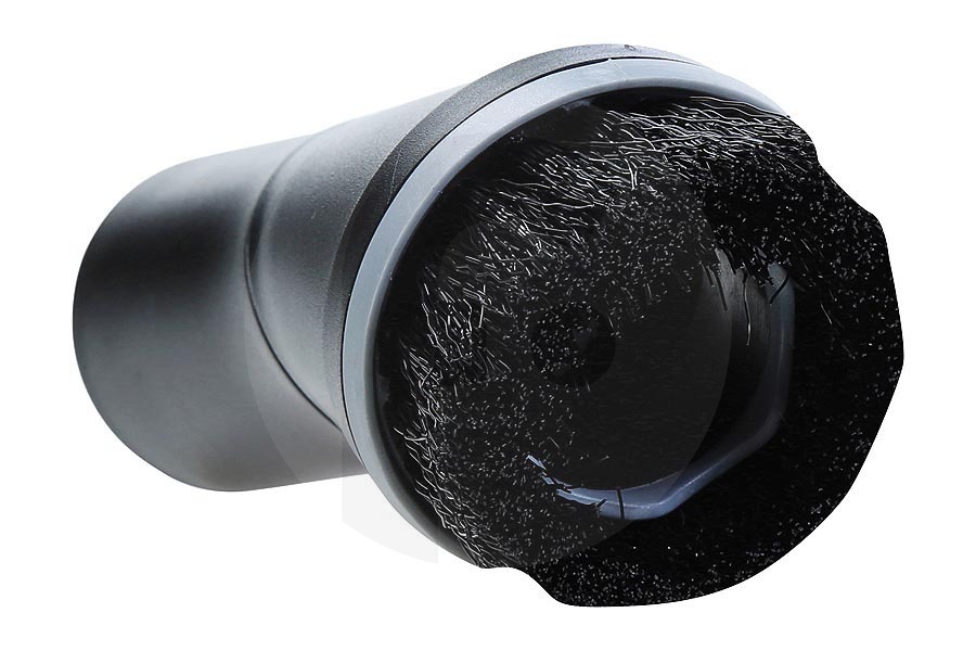Universeel  Spazzola a setole universale (accessorio, spazzola, bocchetta per mobili, spazzola per mobili) ø 32mm ruotabile nero aspirapolvere S0312