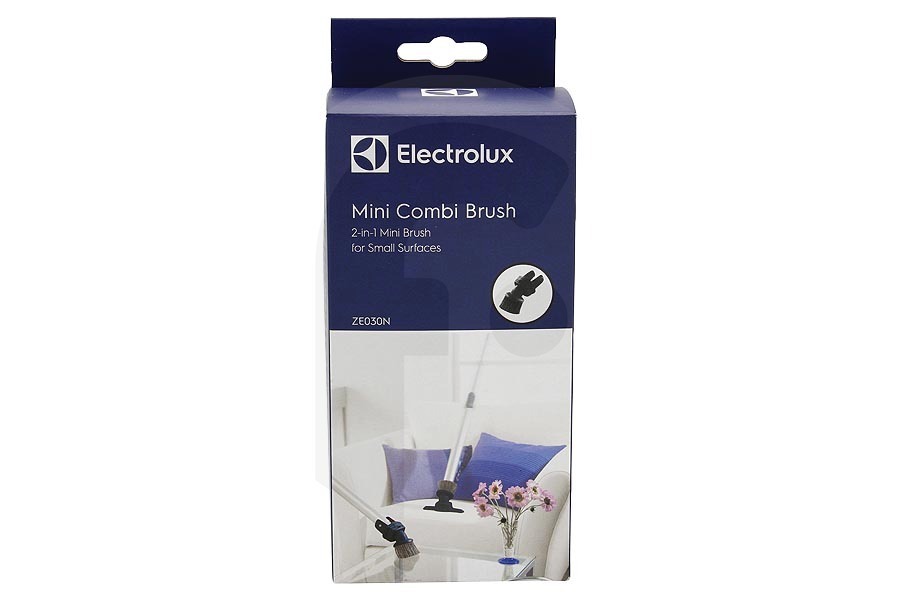 Electrolux  Spazzola a setole multiple (spazzola tonda, accessorio), bocchetta per mobili (spazzola per mobili) kit 2 in 1 ø 32mm a 35mm grigio aspirapolvere ZE030N 9001956540