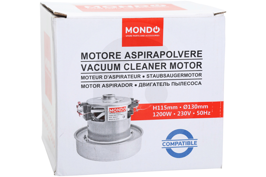 Universeel  Motor universal 1200W 50Hz ⌀ 130 x 110mm V1J-PH22 aspiradora 