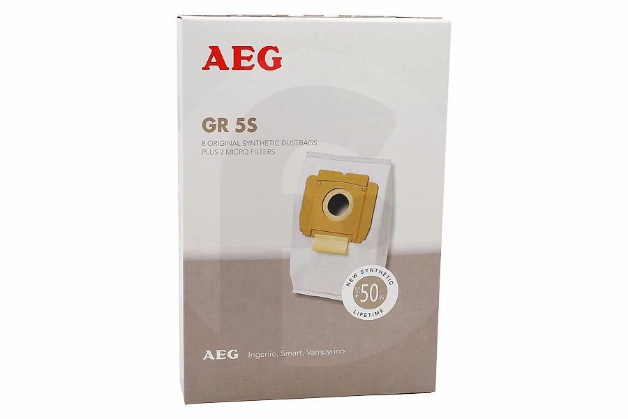 Zanussi GR5S 9002565407 Aspiradora AEG GR5S Bolsas Aspiradora 9002565407 apto para entre otros Ingenio, Elegante, Vampyrino