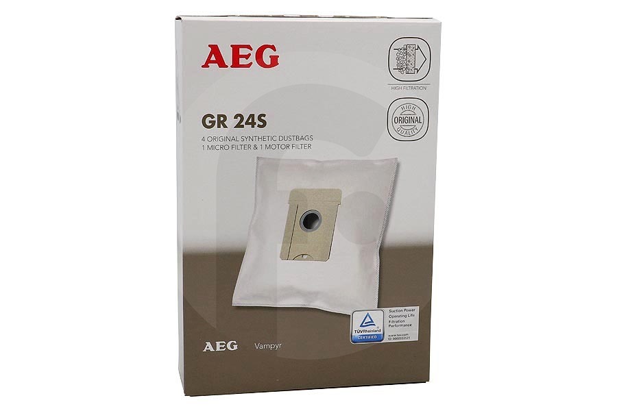 Indesit GR24S 9002565415 Aspiradora AEG GR24S Bolsas Aspiradora 9002565415 apto para entre otros Vampyr 700 / 799.6100 / 7999