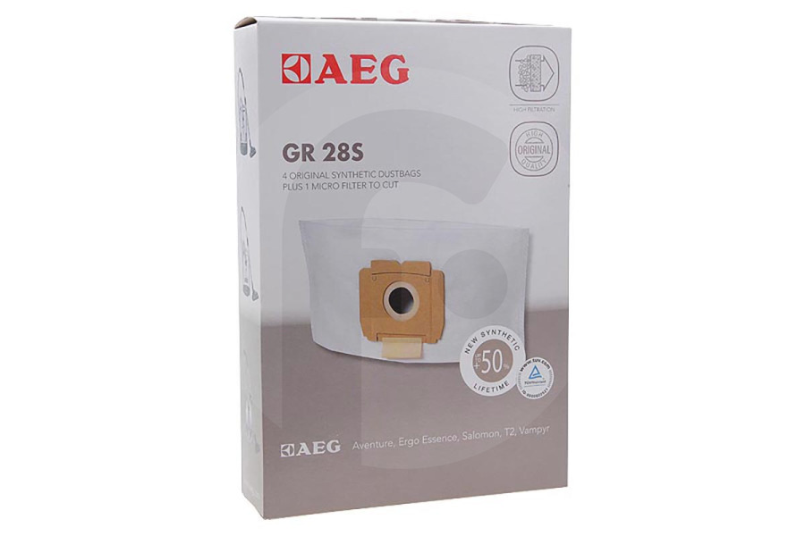 Satrap GR28S 9002565423 Aspiradora AEG-Electrolux GR28S Bolsas Aspiradora 9002565423 apto para entre otros PROGRESO 812 / HE C24