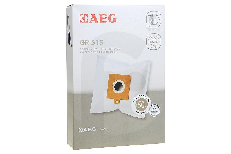 Zanussi Aspiradora Electrolux GR51S Bolsas Aspiradora 9001667402 apto para entre otros PC3316 4.serie inteligente / 3315