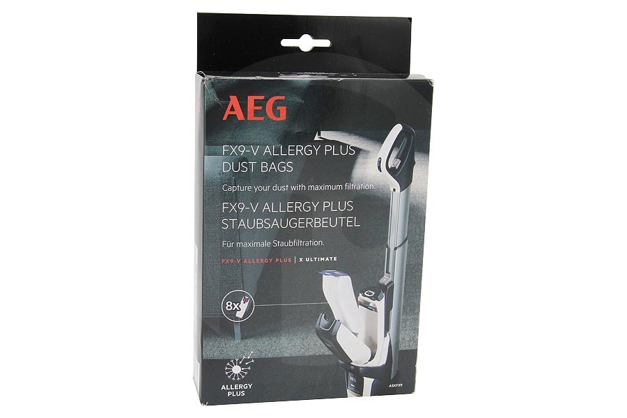 Electrolux Aspiradora AEG ASKFX9 Bolsa para aspiradora Allergy Plus 9009230443 Aspiradora apto para entre otros FX9, PF9