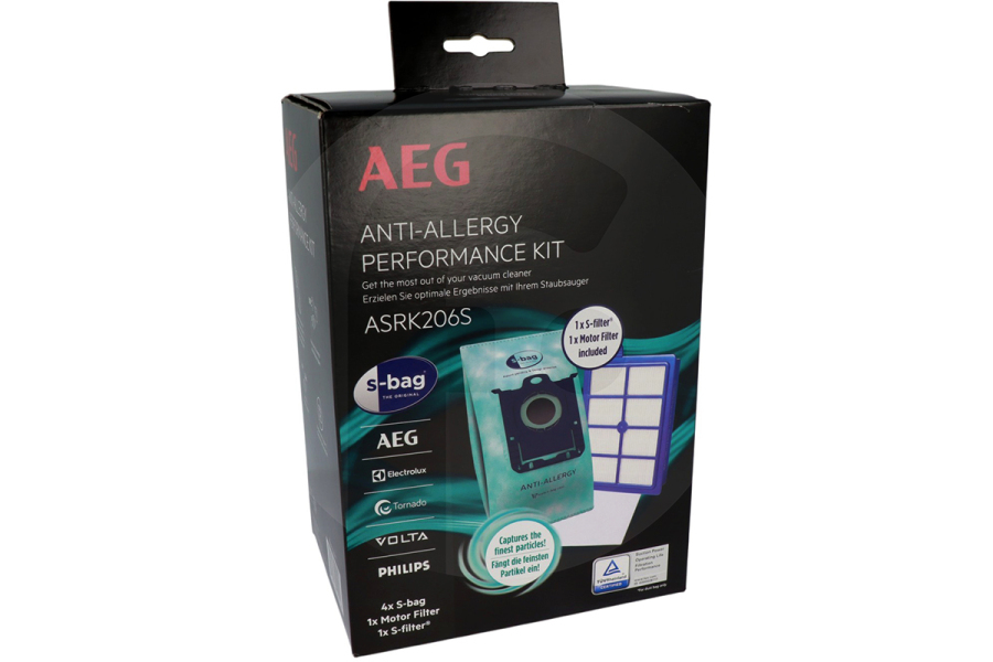 AEG 9009238446 Stofzuiger AEG ASRK206S S-Bag Anti Allergy Performance Kit voor stofzuiger