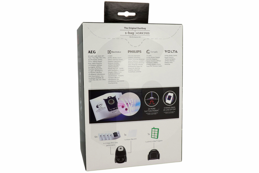 AEG  AEG ASRK210S S-Bag Ultra Long Performance Kit para aspiradora