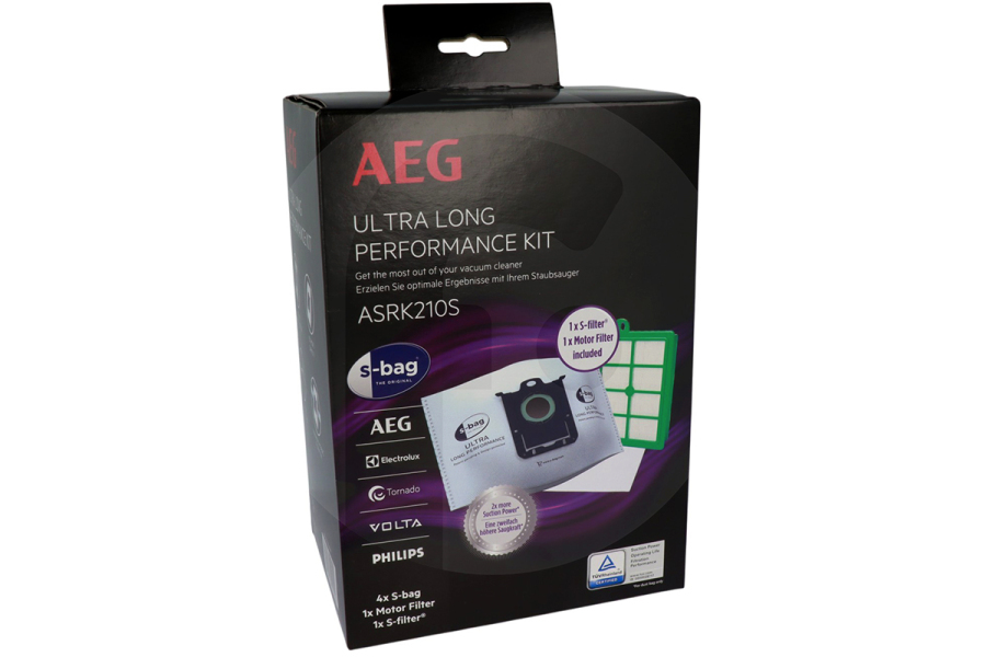 AEG 9009238487 Stofzuiger AEG ASRK210S S-Bag Ultra Long Performance Kit voor stofzuiger