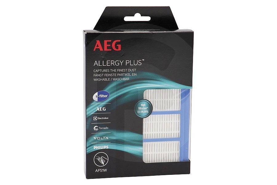 AEG Aspirapolvere AFS1W  s-Filtro allergia plus lavabile per aspirapolvere 9001677690