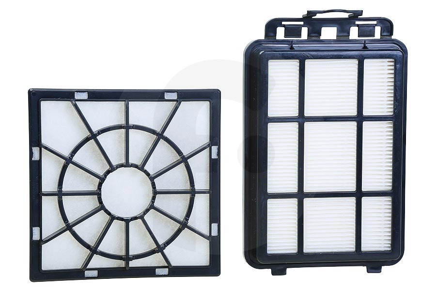 Electrolux AEG AEF155 VX4 set de filtros con filtro de motor (microfiltro) y filtro de escape aspiradora 9001688424 apto para entre otros Se adapta a todos los modelos VX4