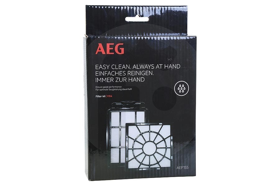 AEG Staubsauger AEG AEF155 VX4 Filtersatz mit Motorfilter (Mikrofilter) und Abluftfilter Staubsauger 9001688424