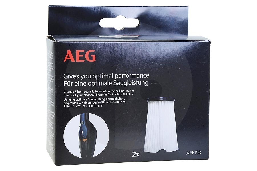 AEG Aspirapolvere AEG AEF150 Confezione filtro CX 7-2 per aspirapolvere 9001683755