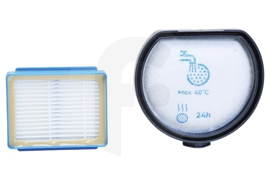 AEG Aspirapolvere AEG ASKQX9 QX9 Performance Filter Kit, set con filtro motore lavabile (microfiltro) e filtro di scarico aspirapolvere 9009230922