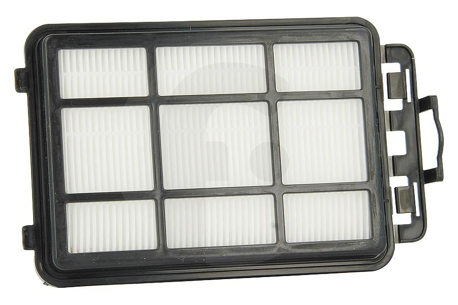 Zanussi Microfiltro (filtro, filtro de escape) en el soporte para AEG, Electrolux y otros aspirador 4055398137 apto para entre otros EEG42CB, VX41CBP, ZAN4100IW