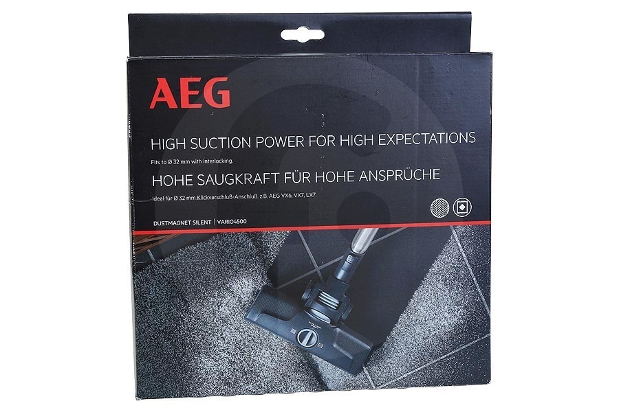 AEG Aspirapolvere Spazzola combinata Aspirapolvere Vario 4500 Auto Floor Mode adatto per AEG, Electrolux ø 32 mm Supervifice dura o morbida 9009229668