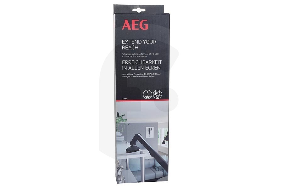 AEG Aspirapolvere AKIT14 CX7 prolunghe telescopiche per AEG, Electrolux e altri aspirapolvere senza fili 9009229684