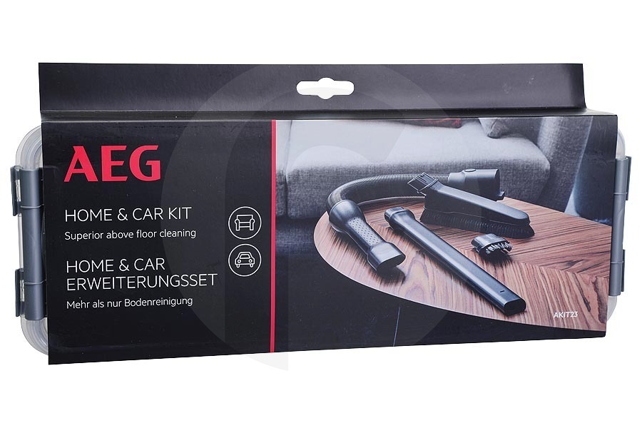 AEG Aspiradora Home & Car kit (juego de accesorios) 4 piezas AP8 para AEG, Electrolux y otros aspiradora 9009233926, AKIT23