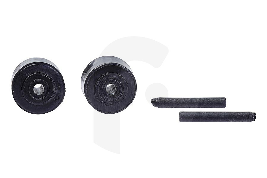 Aeg electrolux Aspiradora Ruedas (juego de ruedas) 2 piezas pequeñas incl. pasador para AEG, Electrolux y otros aspiradora inalámbrica 4055420931 apto para entre otros CX7130, EERC70, EERC72