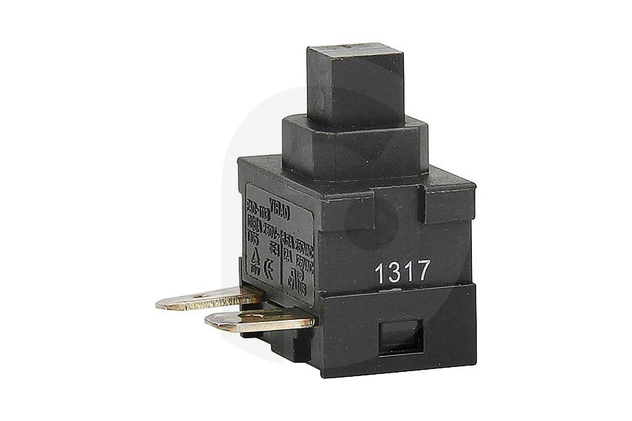 Miostar Aspirapolvere Interruttore on/off 2 contatti nero per AEG, Electrolux e altri aspirapolvere 2191305040