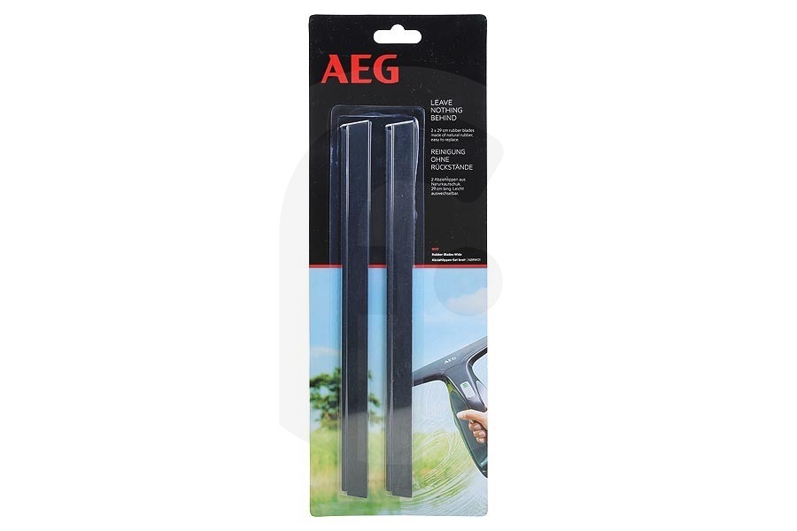 AEG Nettoyeur vitre Bandes en caoutchouc large jeu de 2 pour e.a. AEG, Electrolux nettoyeur de vitres 9001683318, ABRW01 convient pour o.a. Nettoyant pour vitres WX7