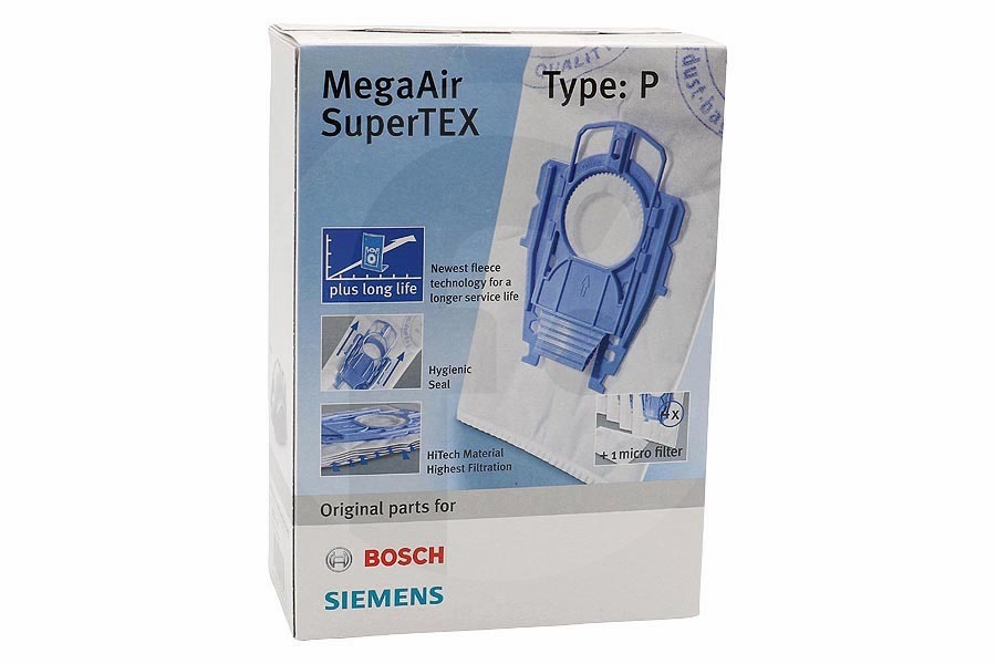 Constructa 468264, 00468264 Aspiradora Bolsas para aspiradora Tipo P 468264 apto para entre otros US 6 Ergomaxx