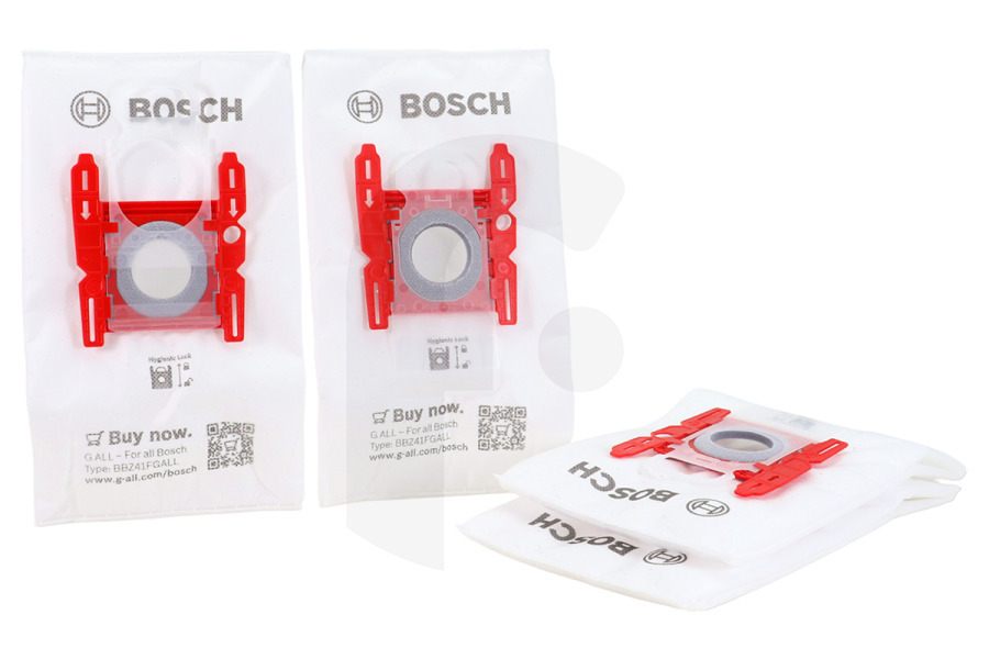 Bosch Aspirapolvere Sacchetti per aspirapolvere (sacchetti raccoglipolvere) 4 pezzi Tipo G per Bosch, Siemens e altri aspirapolvere 17003048