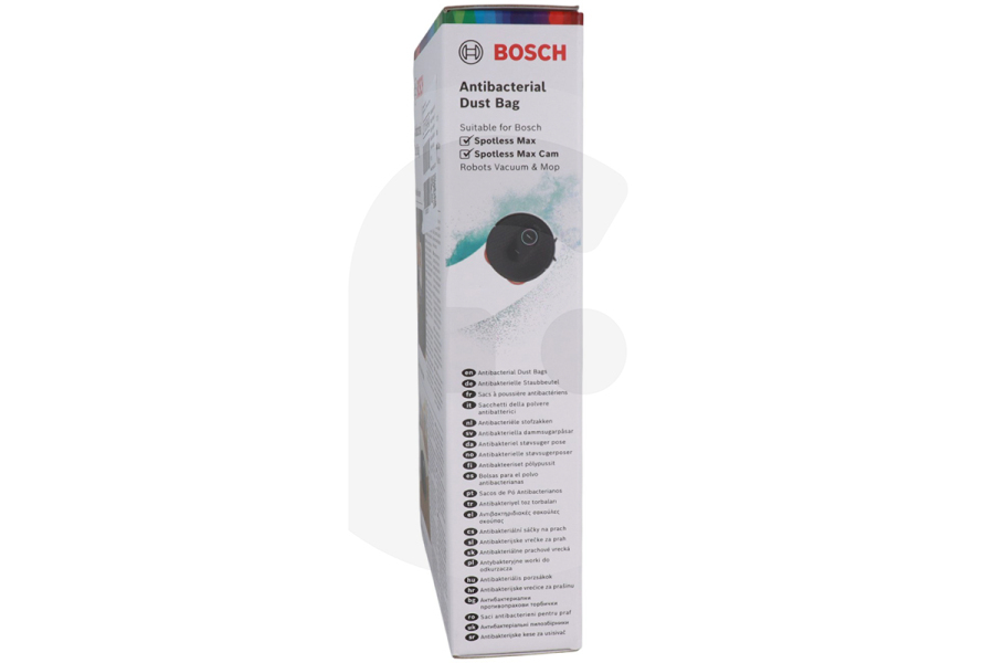 Bosch  Bosch sacchetto aspirapolvere antibatterico Spotless per aspirapolvere 17009040, BHZRDBAB