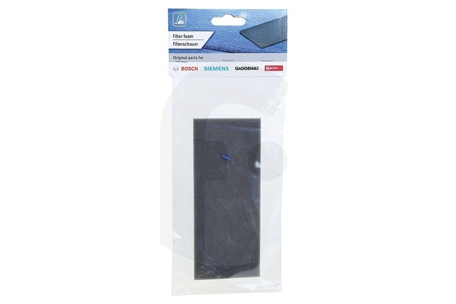 Bosch Staubsauger Schaumfilter (Filter) grau 72x7x172mm Staubsauger 17000301
