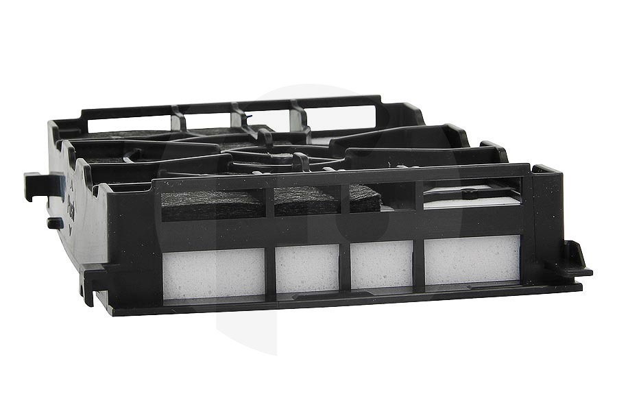 Bosch Aspirapolvere Filtro motore (filtro) con cornice (supporto) nero 153x108x27mm per Bosch, Siemens e altri aspirapolvere 17002210