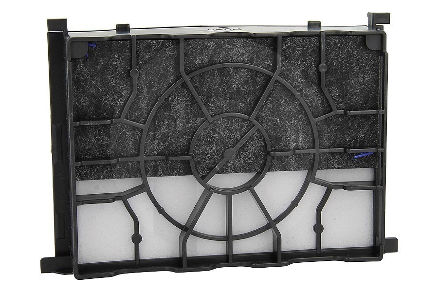 Bosch Aspiradora Filtro motor (filtro) con marco (soporte) negro 153x108x27mm para Bosch, Siemens y otros aspiradora 17002210 apto para entre otros BGB75A5916, BGL6TSIL01