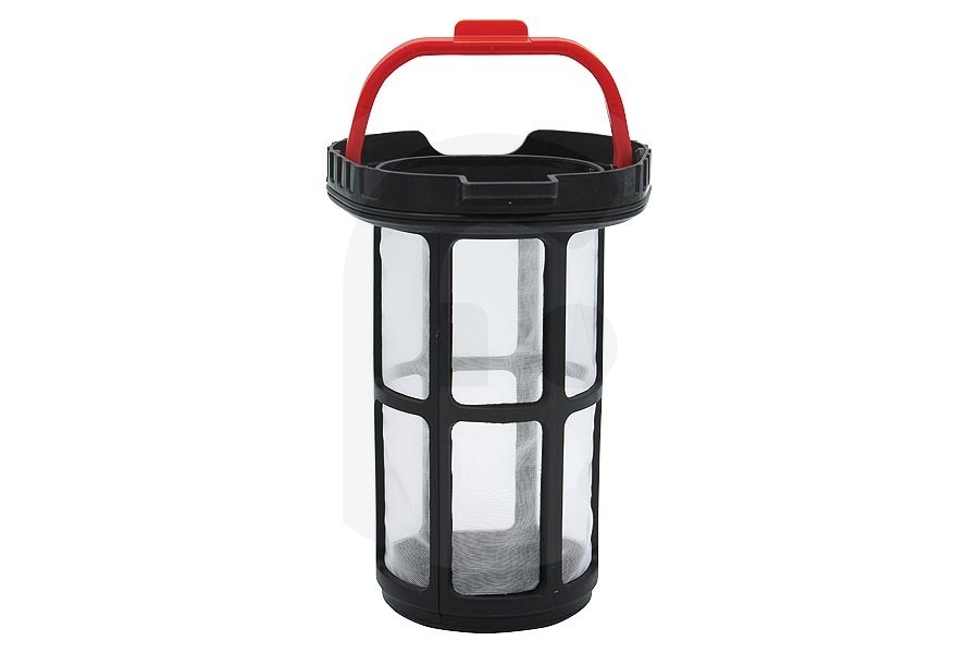 Bosch Parte externa del filtro (soporte) negro/rojo para , Siemens y otros aspiradora inalámbrica 12026519 apto para entre otros BBH3210103, BBH3280GB01