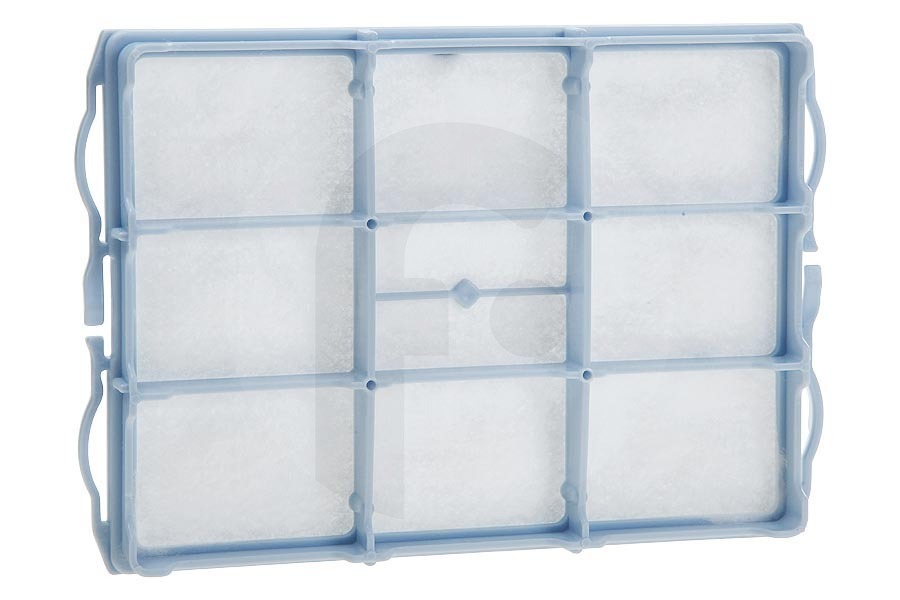 Bosch 00578863 Microfiltro (filtro, filtro de escape) en soporte azul 154x15x107mm aspiradora 578863 apto para entre otros VS63A2310, BSG8180101, VS08