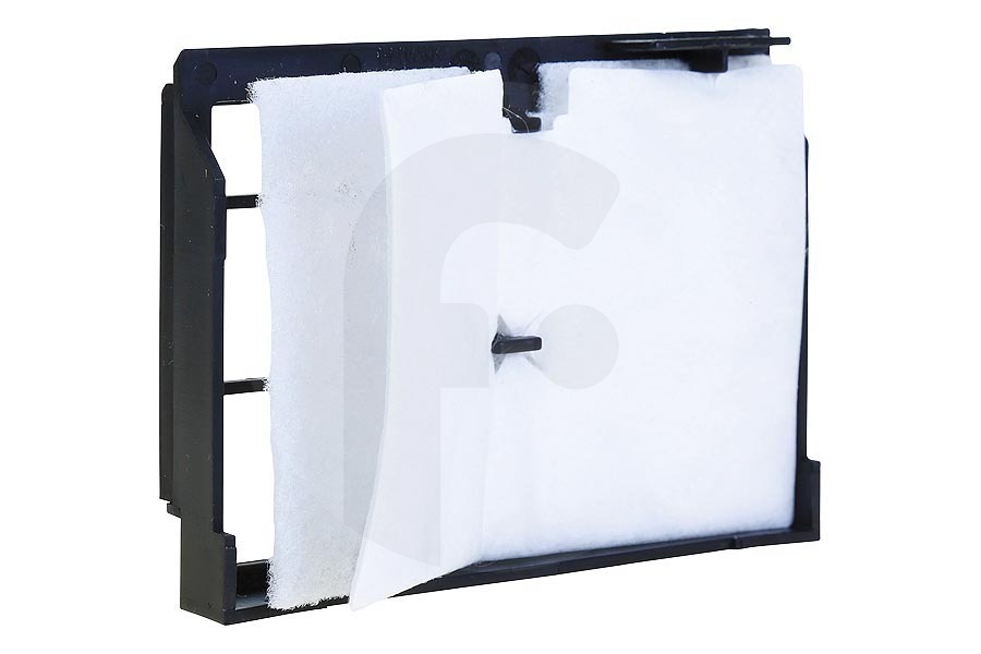 Bosch Aspirapolvere Filtro di scarico (microfiltro) con telaio (supporto) nero aspirapolvere 633890, 00633890