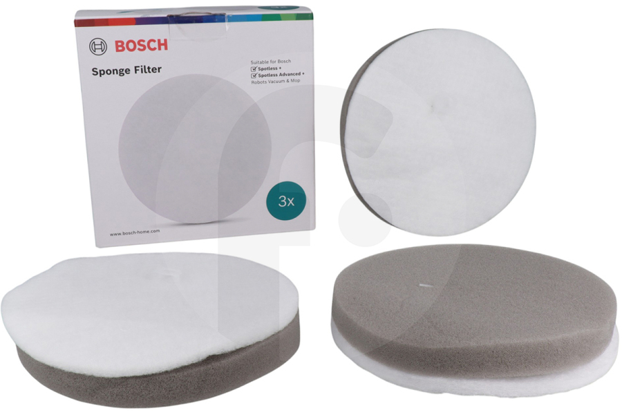 Bosch filtro esponja Spotless para aspiradora 17009010, BHZRSFD apto para entre otros Spotless+ y Spotless Advanced+