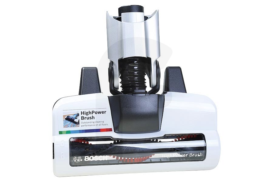 Bosch Aspirapolvere Spazzola turbo (bocchetta turbo, spazzola elettrica, ugello motorizzato) per aspirapolvere senza fili bianco nero per, tra gli altri Bosch 17000627
