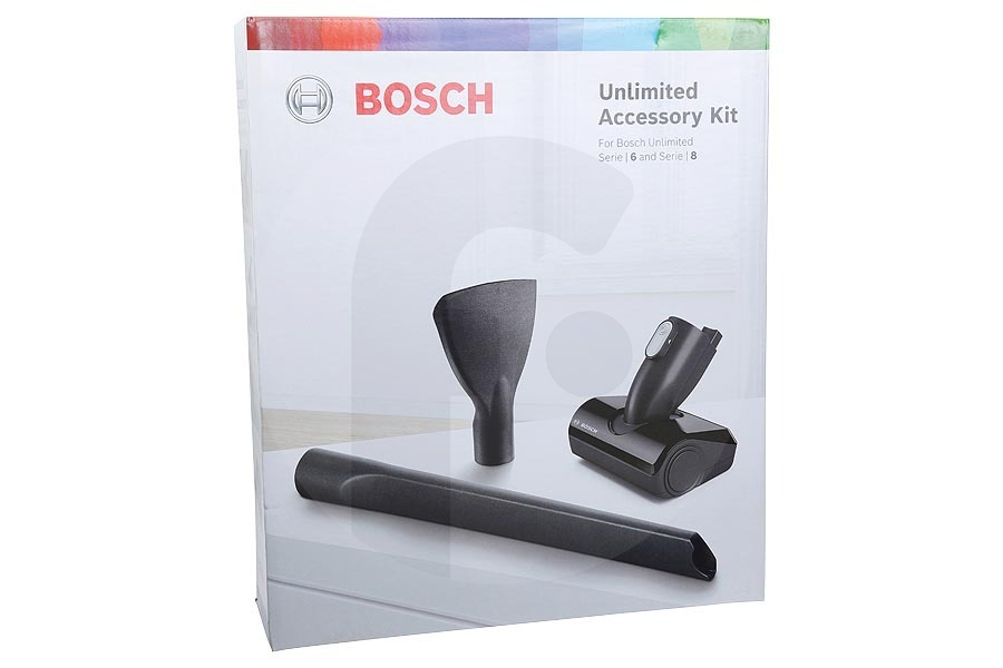 Bosch Aspirapolvere Unlimited kit di accessori (set di accessori) 3 pezzi per aspirapolvere senza fili Bosch, Siemens e altri 17004820, BHZUKIT